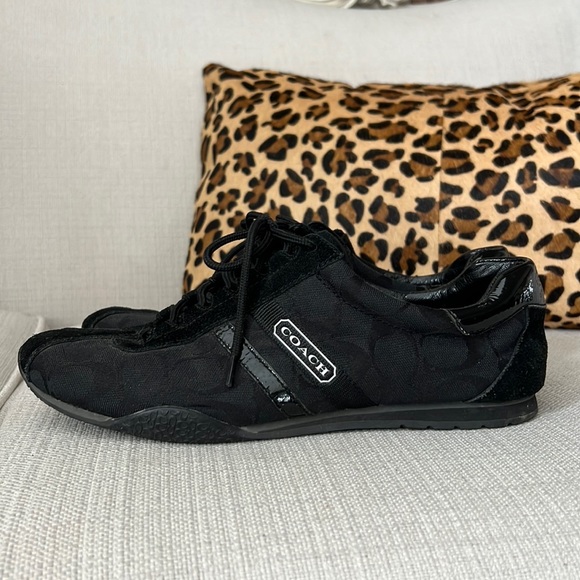 Coach Black monogram sneaker - Picture 1 of 6
